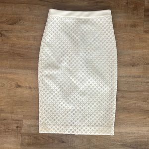 NWT Cream Size 2 Elizabeth and James Pencil Skirt